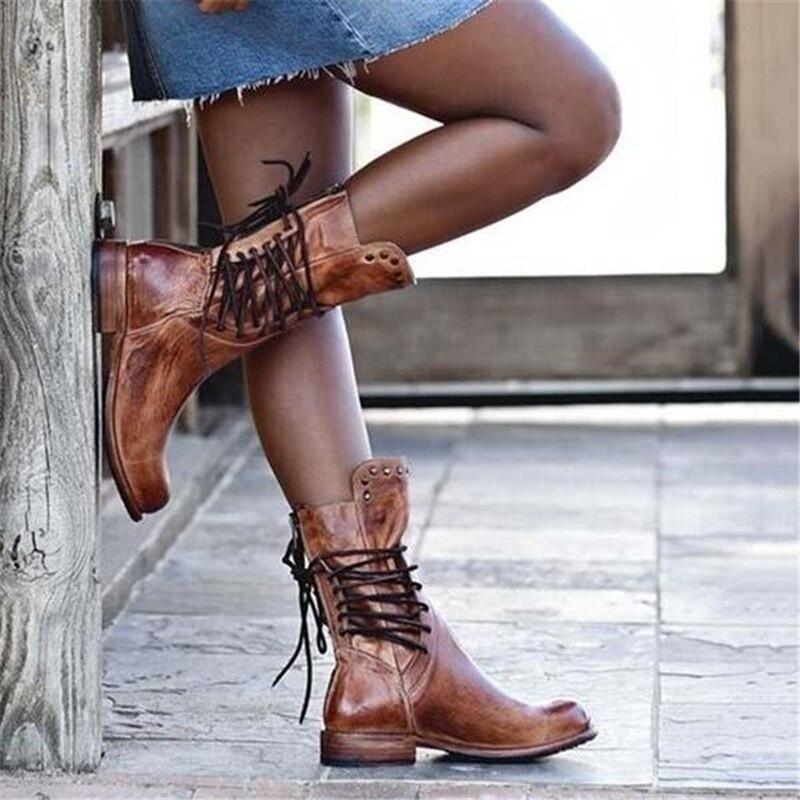 Maura™ | Lace-Up Leather Boots