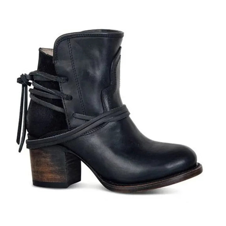 Lucia™ | Vintage Western Ankle Boots